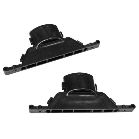 Vintage Air Defrost Ducts 633810-VUA Defroster Duct, Plastic, Black, Rectangular, 6.25 in. x 2.0 in., Accepts 2 in. Hose, Pair