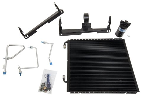 Vintage Air SureFit Condenser Kits for 1947-1955 TRUCK - 21550 Conditioning Condenser, SureFit, Aluminum, Black, Drier, Binary Switch, Chevy, Kit
