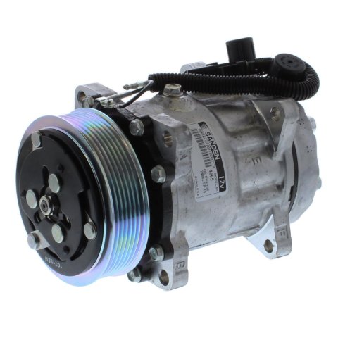 Vintage Air Conditioning Compressors 04709-VMA Compressor, Aluminum, Natural, 7-Groove, Serpentine, R-134A, Each