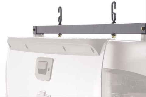 BACKRACK Truck Bed Rear Bars 11310R Rack, Stake Hole Mounting, Bar, Steel, Black Powdercoated, Each