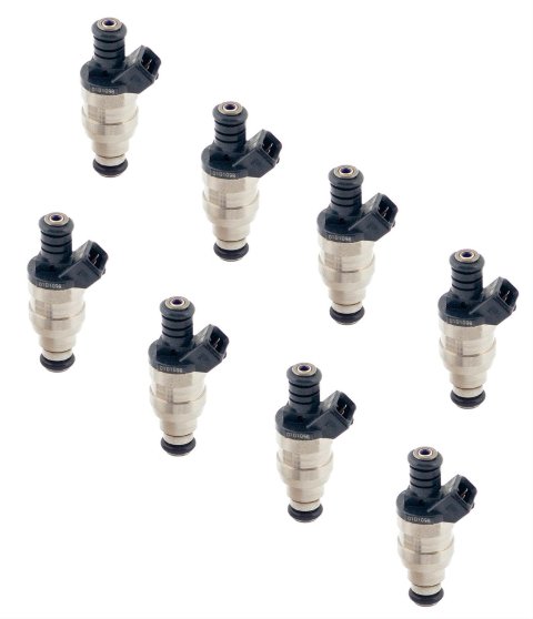 ACCEL Fuel Injectors 150823 Injectors, 23 lbs./hr., 14.4 Ohms Impedance, 12 V, Chevy, Ford, Lincoln, Mercury, Pontiac, Set of 8