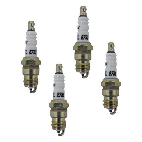 ACCEL C-Cut Performance Spark Plugs 0276S-4 Plugs, Ground Electrode ,Tapered Seat, 14mm Thread, .460 in. Reach, Projected, Set of 4
