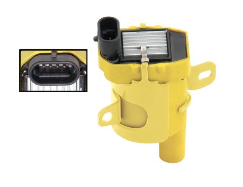 ACCEL Super Coils 140040ACC Ignition Coil, Coil Pack, Black/Yellow, Epoxy, Chevy, Pontiac, 4.8, 5.3, 6.0L, Each