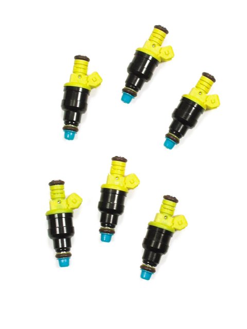 ACCEL Fuel Injectors 150615 Injectors, 15 lbs./hr., 14.4 Ohms Impedance, 12 V, Ford, GM, Mazda, Mercury, Set of 6