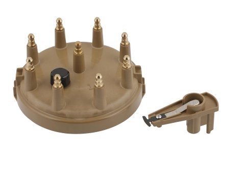 ACCEL Distributor Cap and Rotor Kits 8233 Sets, 60k V-rated Alkyd, Tan, Male/HEI, Brass Terminals, Clamp Down, Ford, Lincoln, Mercury, V8, Kit