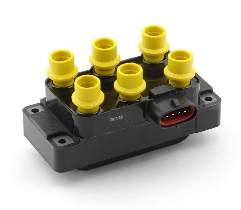 ACCEL Super Coils 140035 Ignition Coil, Coil, EDIS, Horizontal Harness Connector, Ford, V6, Each