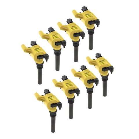 ACCEL Super Coils 140037-8 Ignition Coils, Female/Socket, Coil Pack Style, Round, Epoxy, Chrysler, Dodge, Jeep, 5.7L Hemi, Set of 8