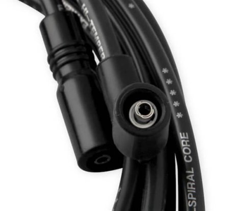 ACCEL Extreme 9000 Ceramic Spark Plug Wire Sets 9044CK Wires, Ceramic, Spiral Core, 8mm, Black, Black 180 Degree Boots, Chevy, GMC, 4.3L, Set