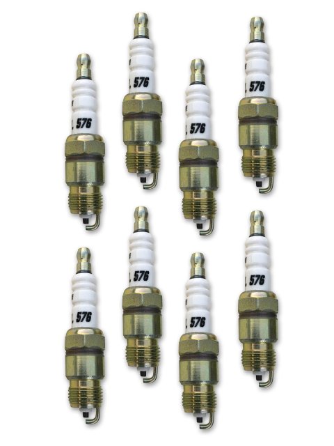 ACCEL C-Cut Performance Spark Plugs 0576 Plug, Tapered Seat, 14mm Thread, .460 in. Reach, Projected Tip, Resistor, Each