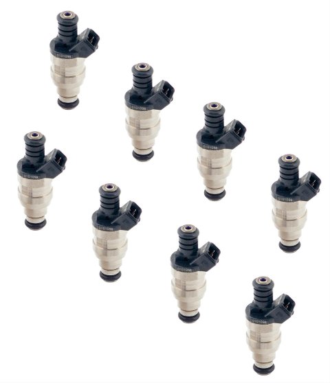 ACCEL Fuel Injectors 150840 Injectors, 40 lbs./hr., 12.0 Ohms Impedance, 12 V, Chevy, Ford, Lincoln, Mercury, Pontiac, Set of 8