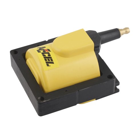ACCEL Ford EEC-IV Super Coils 140012 Ignition Coil, Coil, Square, Epoxy, Black/Yellow, 48,000 V, Ford, EEC-IV, Each