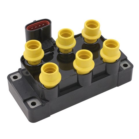 ACCEL Super Coils 140036 Ignition Coil, Coil, EDIS, Verical Harness Connector, Ford, V6, Each