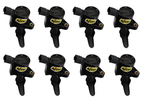 ACCEL Super Coils 140032K-8 Ignition Coils, Coil, Epoxy, Black, 2-Valve, Ford, Set of 8