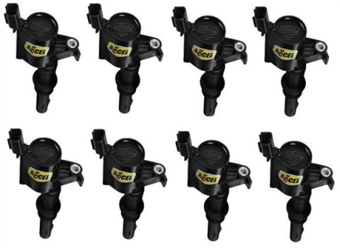 ACCEL Super Coils 140033K-8 Ignition Coils, Coil, Epoxy, Black, 3-Valve, Ford, Set of 8