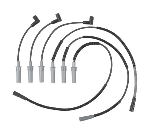 ACCEL ProConnect Spark Plug Wire Sets 136022 Sets, ProConnect, Assembled, Spiral Core, Coil Pack, 90/180 Degree Boots, Black, Jeep, 3.8L, Set