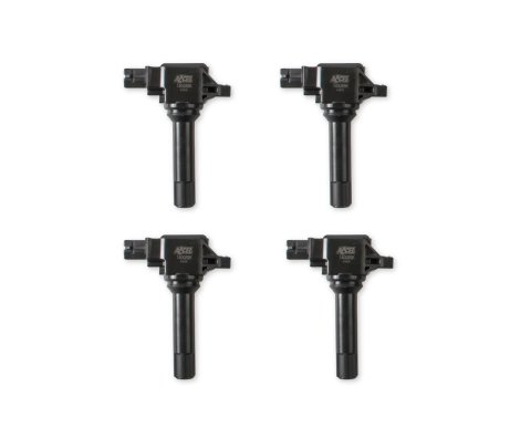 ACCEL Super Coils 140089K-4 Ignition Coils, Coils, Coil Pack Style, Female/Socket, Epoxy, Square, Black, Scion, Subaru, Toyota, Set of 4
