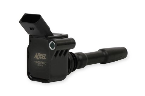 ACCEL Super Coils 140088K Ignition Coils, Coils, Coil Pack Style, Female/Socket, Epoxy, Square, Black, Audi, Volkswagen, Each