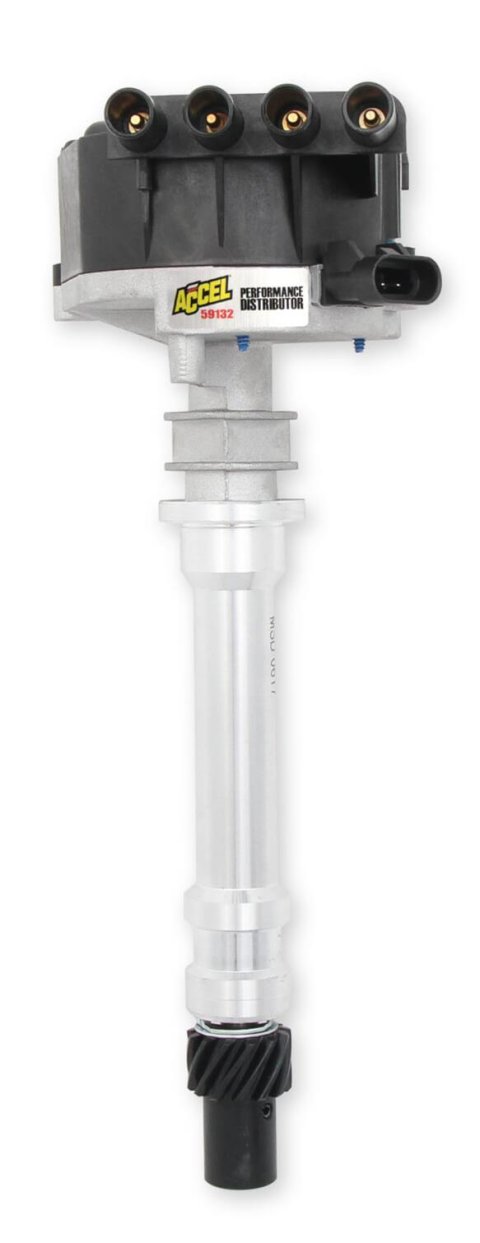 ACCEL Performance Replacement Distributors 59132 Distributor, Aluminum, Magnetic Pickup, Computer Controlled Advance, Chevrolet, Small Block, Vortec, Each
