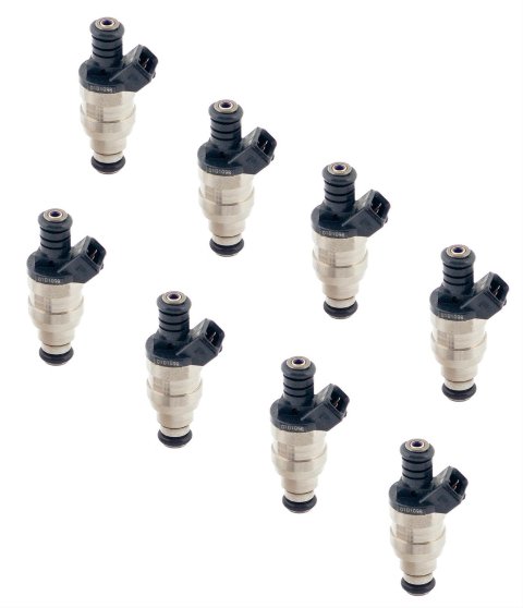 ACCEL Fuel Injectors 150819 Injectors, 19 lbs./hr., 14.4 Ohms Impedance, 12 V, Chevy, Ford, Mercury, Pontiac, Set of 8