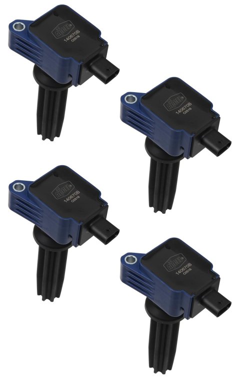ACCEL Super Coils 140670B-4 Ignition COIL, FORD ECOBOOST 2.0/2.3L L4, 4-PACK BLUE
