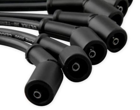 ACCEL Extreme 9000 Ceramic Spark Plug Wire Sets 9070CK Wires, Ceramic, Spiral Core, 8mm, Black, Black 135 Degree Boots, GM, Saab, Isuzu, Hummer, Set