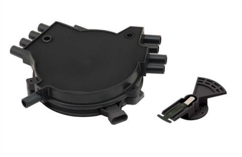 ACCEL Distributor Cap and Rotor Kits 8136A Rotor, Optispark Gen 1, Black, Plastic, Chevy, Kit