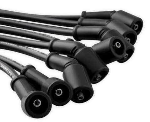 ACCEL Extreme 9000 Ceramic Spark Plug Wire Sets 9059CK Wires, Ceramic, Spiral Core, 8mm, Black, Black 180 Degree Boots, GM, 4.8, 5.3, 6.0L, Set