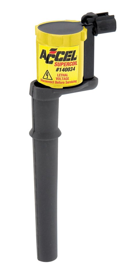 ACCEL Super Coils 140034 Ignition Coil Pack, Coil-On-Plug, Coil, Epoxy, Yellow, Ford, Mercury, Lincoln, 4.6, 5.4L, 4-valve, Each