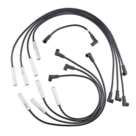ACCEL Extreme 9000 Ceramic Spark Plug Wire Sets 9024C Wires, Ceramic, Spiral Core, 8mm, Black, 180 Degree Boots, Chevy, GMC, 454, Set