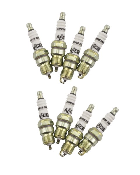 ACCEL Performance Spark Plugs 8199 Plugs, Tapered Seat, 14mm Thread, .460 in. Reach, Projected Tip, Resistor, Set of 8