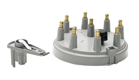 ACCEL Heavy-Duty Distributor Cap and Rotor Kits 8234 Rotor, Alkyd, Gray, Male/HEI, Brass Terminals, Clamp-Down, with Rotor, Ford, Laforza, Lincoln, Mercury, V8, Kit