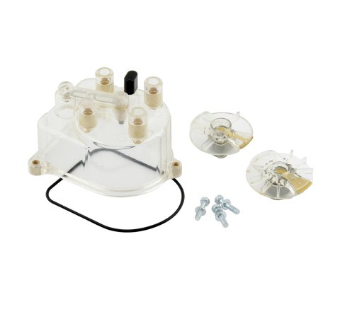 ACCEL High Performance Translucent Distributor Caps 11069 Cap, Clear, Brass Terminals, for use on Acura®, Honda®, Kit