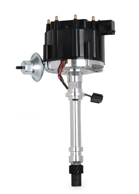 ACCEL Performance Replacement Distributors 59107K DISTRIBUTOR, CHEVROLET V8 HEI W/BLACK CAP & VAC ADV
