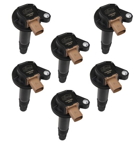 ACCEL Super Coils for 2013-2015 EXPLORER, 2011-2016 F-150, 2010-2016 FLEX - 140646K-6 Ignition COIL, FORD ECOBOOST 3.5L V6, 6-PACK BLACK