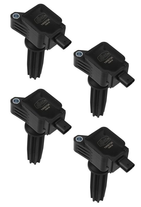 ACCEL Super Coils 140670K-4 Ignition COIL, FORD ECOBOOST 2.0/2.3L L4, 4-PACK BLACK
