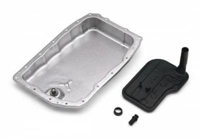 Chevrolet Performance SuperMatic 6L80-E Shallow Transmission Oil Pans 19418242 Automatic Pans, Shallow, Steel, Zinc Oxide, 6L80E, Each