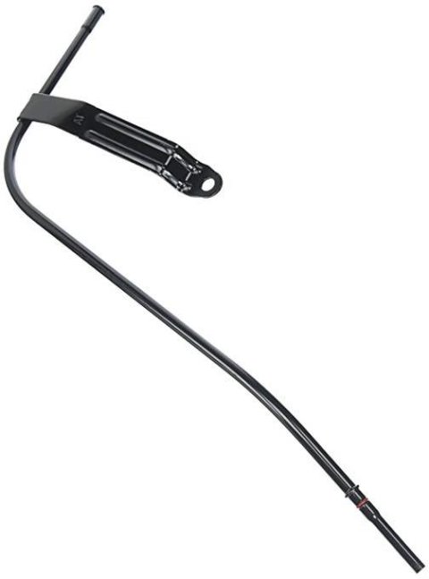 Chevrolet Performance Factory Replacement Dipstick Tubes 12563918 Oil Tube, Steel, Black Painted, Chevy, GMC, 4.8L, 5.3L, 6.0L, 6.2L, Each