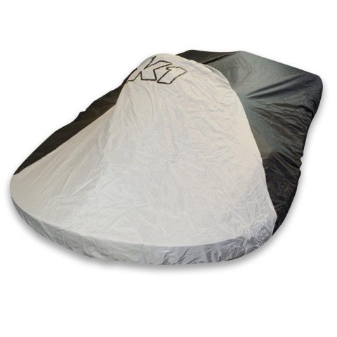 K1 RaceGear Go-Kart Covers 18-NKC-N Powersports Vehicle Cover, Cover, Nylon, Black/Gray, Each