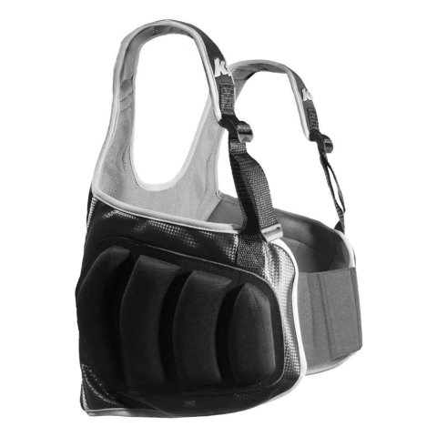K1 RaceGear Pro-Lite Rib Protectors 16-PLV-N-L Chest Protector, Protector, Adjustable, Foam, Black, Men's Large, Each