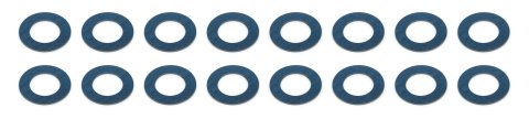 PAC Racing Springs Valve Spring Shims PAC-S183-16 SPRING SHIM SET