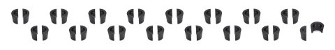 PAC Racing Springs Valve Locks PAC-L8088-16 VALVE LOCKS STEEL