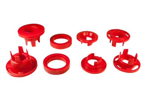 Pedders Cradle Bushing Inserts PED-EP1200 Bushings, Rear Cradle, Urethane, Red, Chevy, Kit