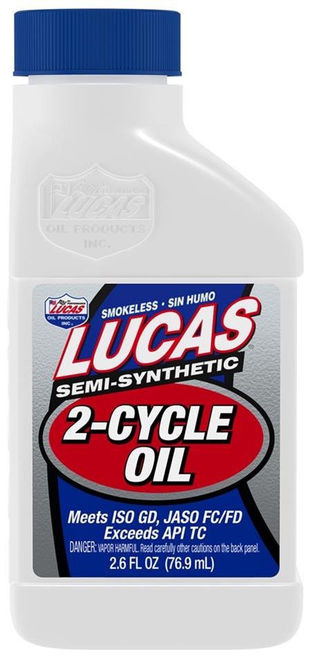 Lucas Semi-Synthetic 2-Cycle High-Temperature Racing Oil 10058 Oil, 2-Cycle, High-Temperature, Semi-synthetic, 2.6 oz., Set of 24