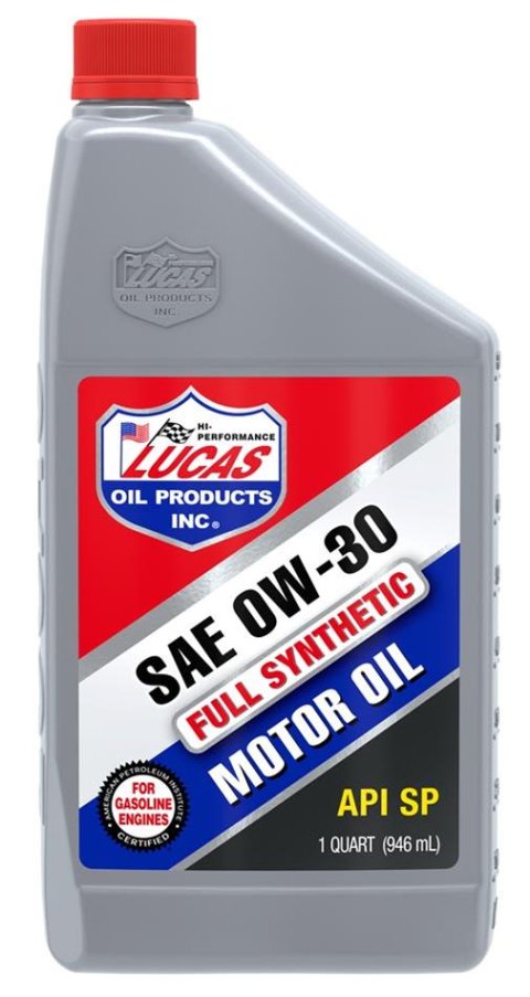 0w30 Lucas High Performance Synthetic Oil 10179 Engine Oil, Synthetic, 0W30, 1 qt., Set of 6