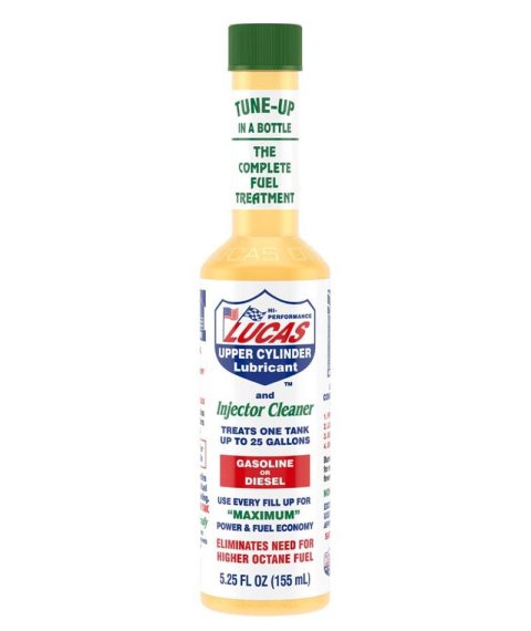 Lucas Fuel Treatment 10020 Additive, Upper Cylinder Lubricant and Injector Cleaner, 5.25 oz. Bottles, Set of 24