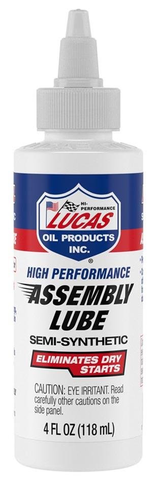 Lucas Semi-Synthetic Assembly Lube 10152 Lube, Semi-Synthetic, 4 Fluid Oz., Set of 12