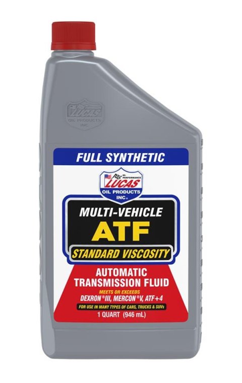 Lucas Synthetic Multi-Vehicle Automatic Transmission Fluid 10418 Fluid, Multi-Vehicle, Synthetic, Dexron lll/Mercon V, One qt., Set of 6