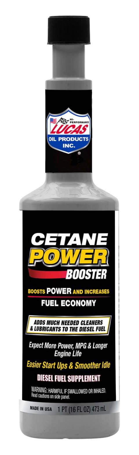Lucas Cetane Power Booster 11031 Fuel System Additive, Boost, Unscented, 60 Gallons Treated, 16 oz., Set of 12
