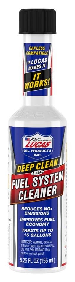 Lucas Deep Clean Fuel System Cleaner 10669 Additive, Cleaner, 5.25 oz., Set of 24