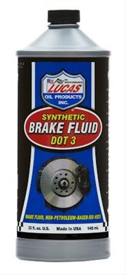 Lucas Brake Fluid 10826 Fluid, DOT 3, 32 oz., Set of 12